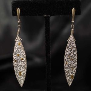buy handmade sterling silver oval hoop earrings