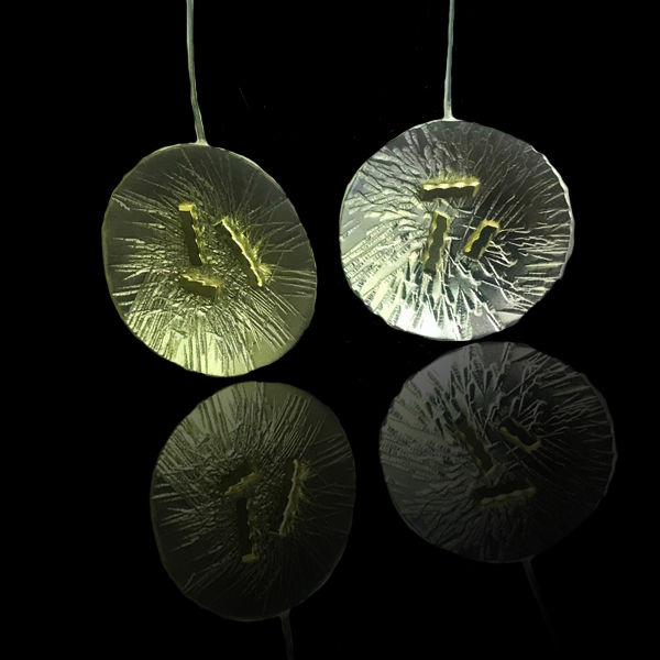 Shop handcrafted Silver with Gold Earrings