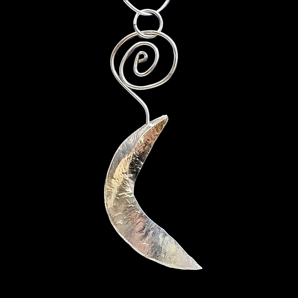 Sterling Silver Open Pod Necklace